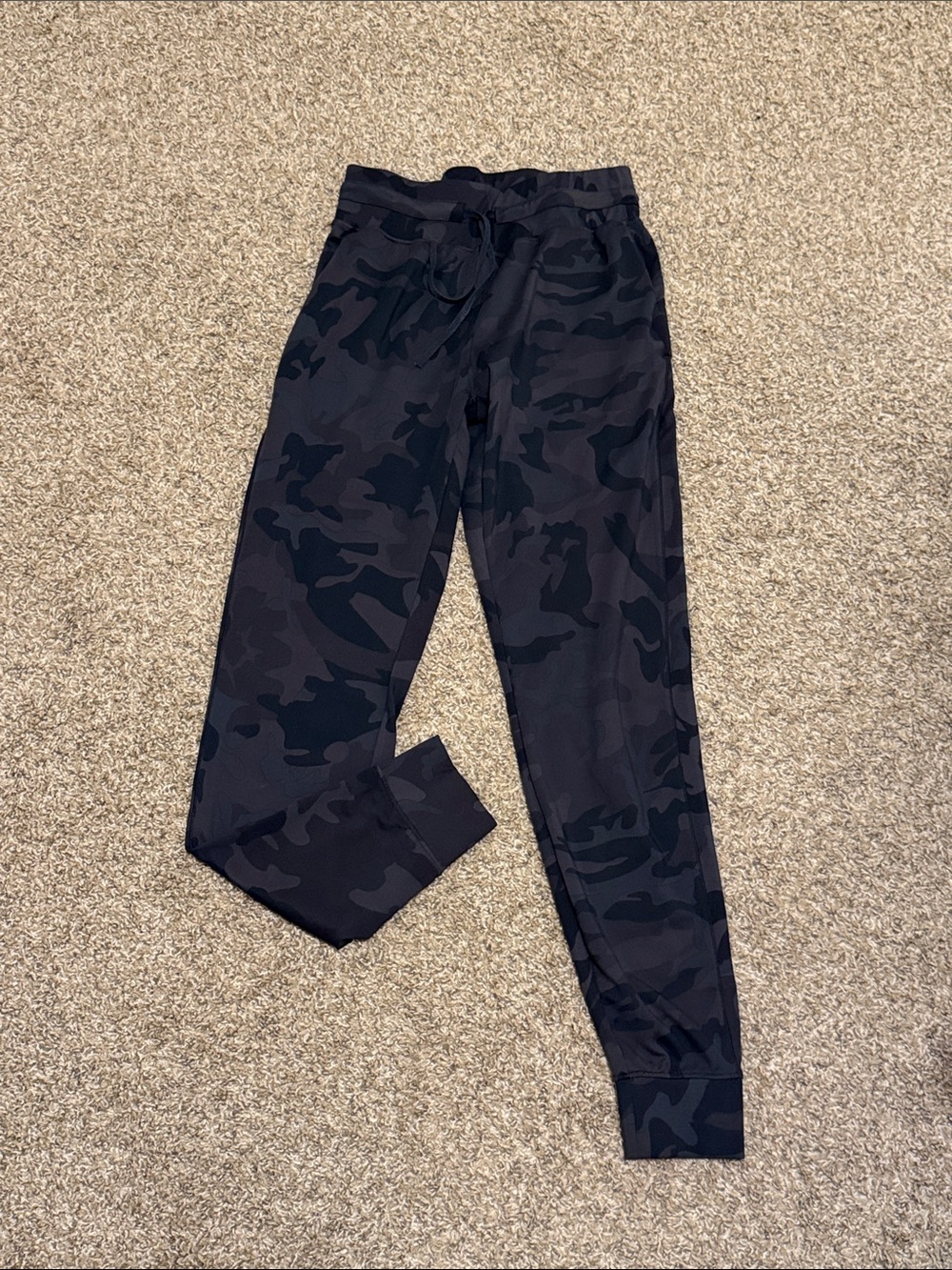lululemon athletica Black Camo Women's Jogger Pants